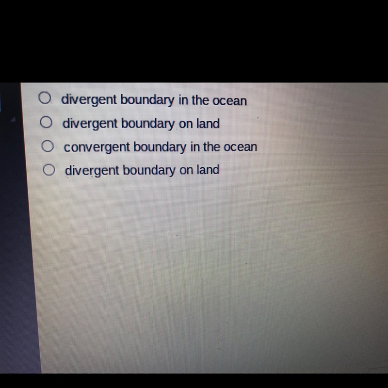 Which describes the boundary where earthquake activity occurs along rift valleys ?-example-1