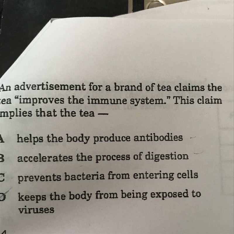 What claim implies the tea-example-1