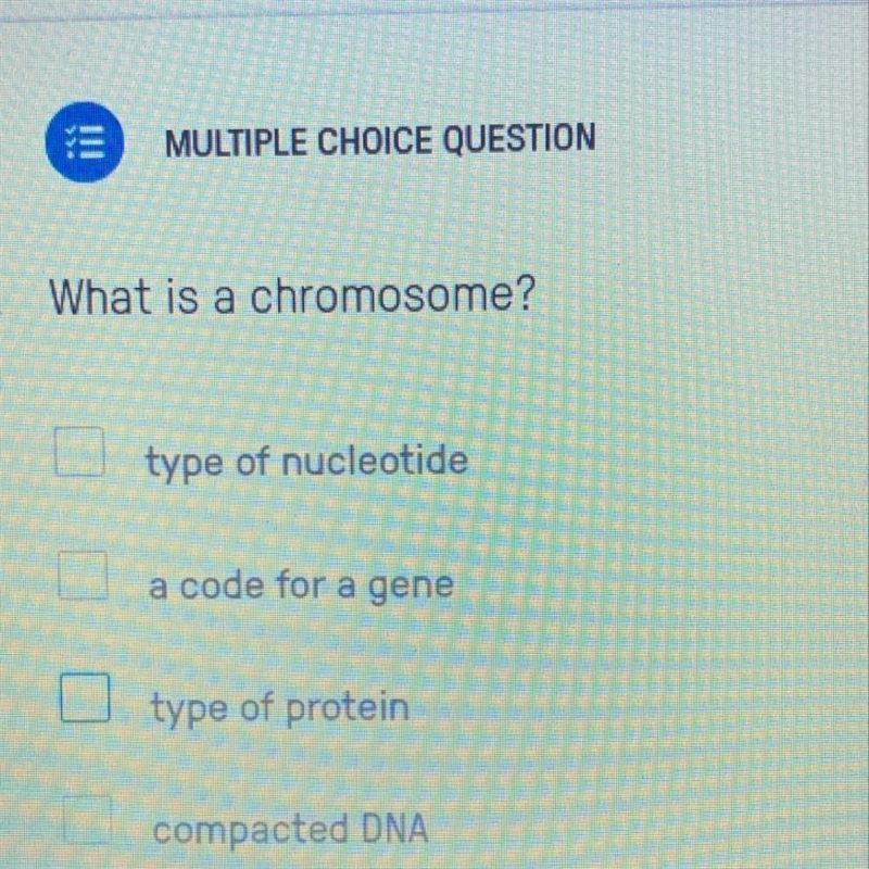 What is a chromosome?-example-1