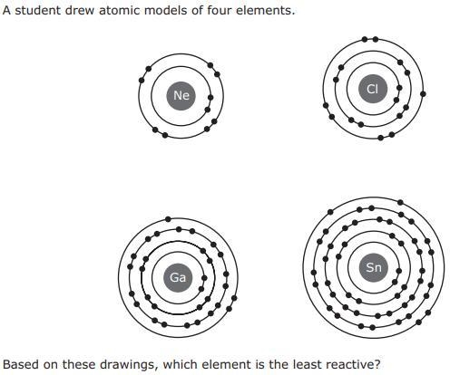 20 points) A. Neon, because it has two energy levels with eight electrons in the second-example-1