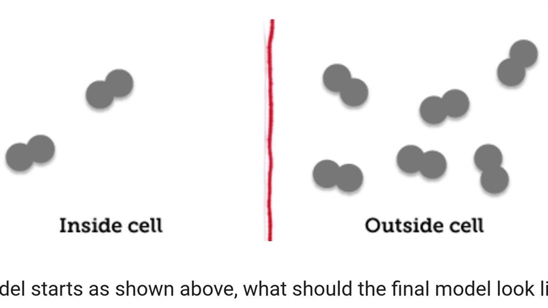 A student made this model using paper molecules and a piece of yarn.she wants to show-example-2