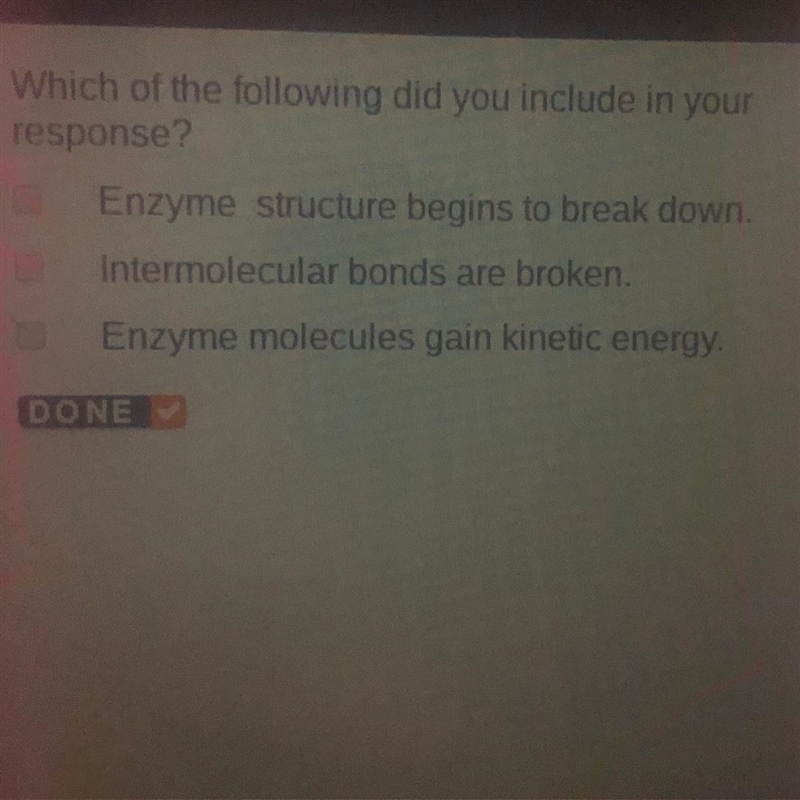 What happens to an enzyme's structure as it exceeds the typical human body temperature-example-1