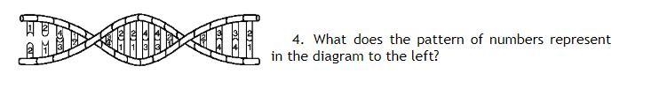 HELP!! 50 POINTS!! What does the pattern of numbers represent in the diagram?-example-1