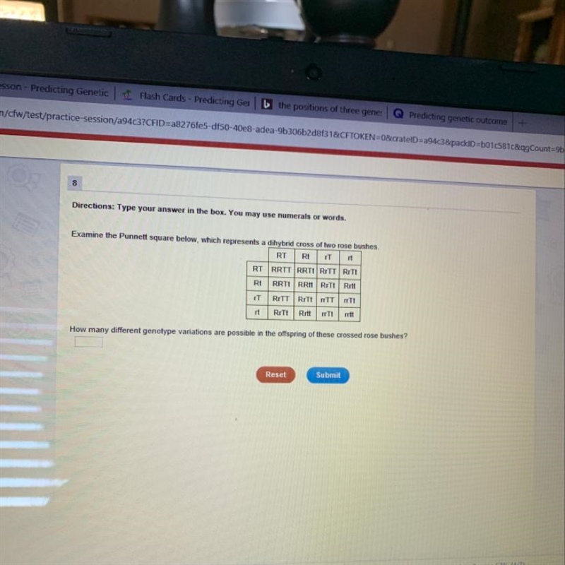 Directions: Type your answer in the box. You may use numerals or words. Examine the-example-1