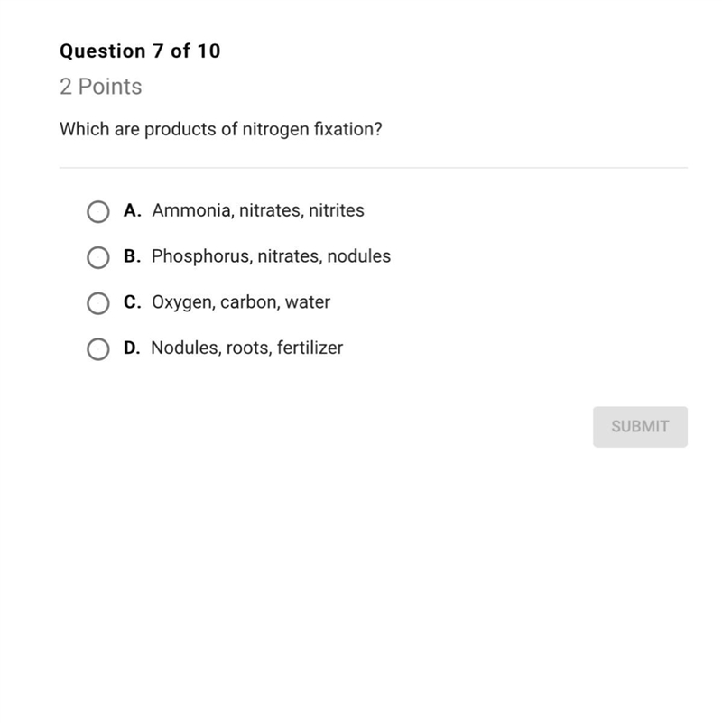 Which are products of nitrogen fixation?-example-1