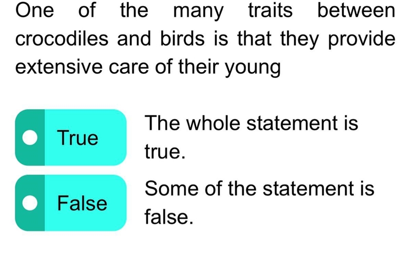 One of the many traits between crocodiles and birds is that they provide extensive-example-1