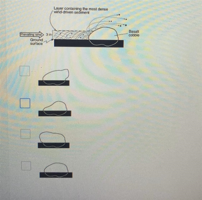 PLEASE HELP! 30 POINTS! Question : The cross section below shows the movement of wind-example-1