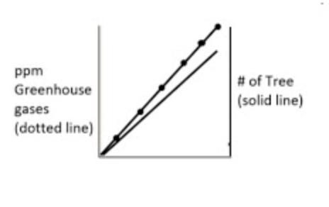 Which of the following trends show the relationship between deforestation and the-example-4