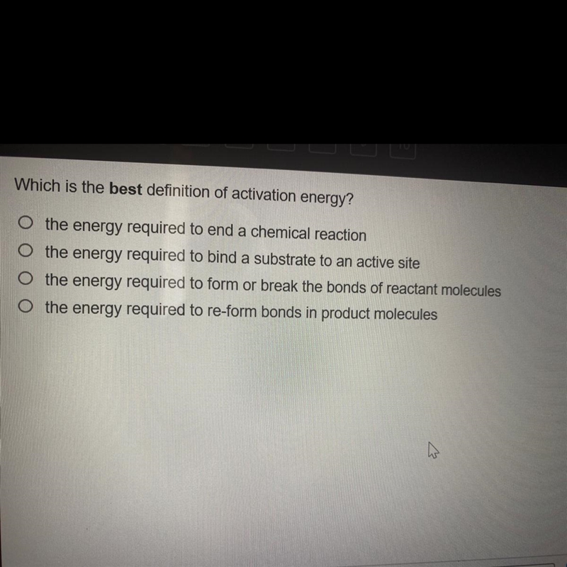 Which is the best definition of activation energy-example-1