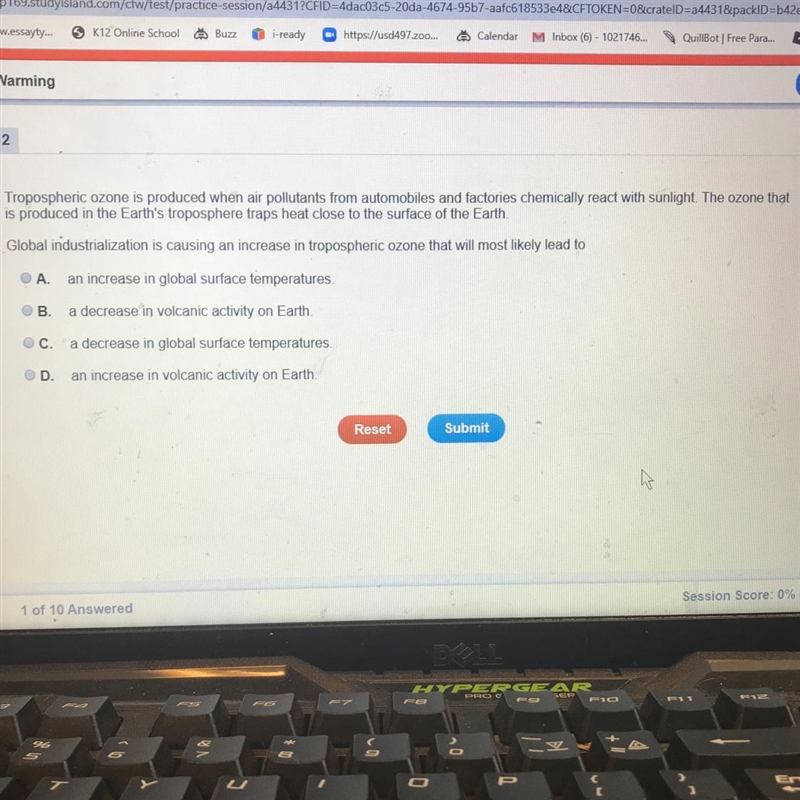 I need help with this global warming question-example-1