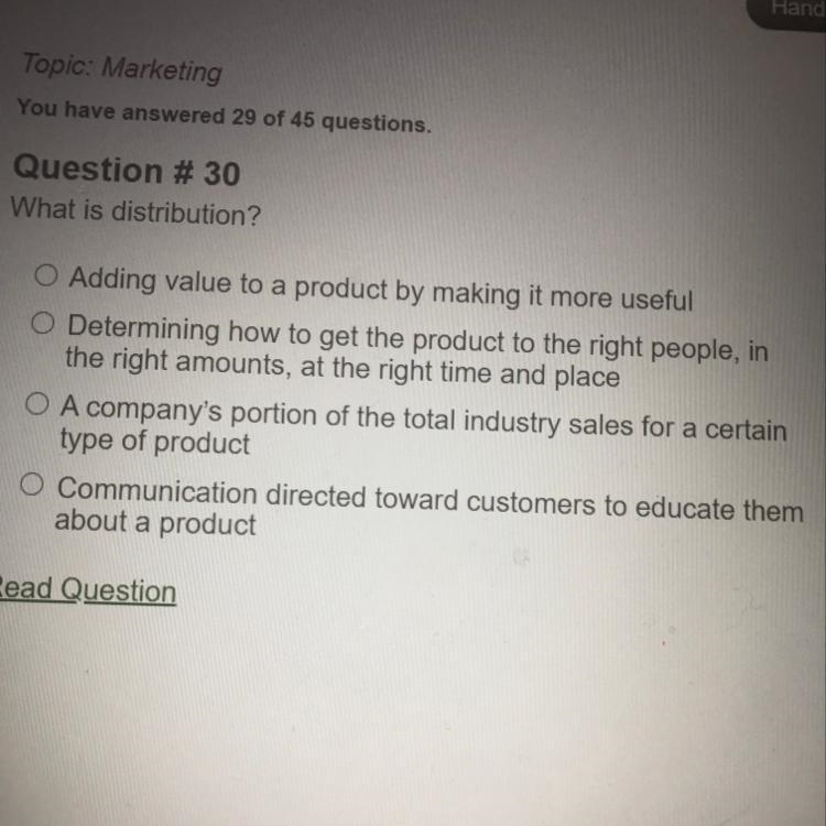 What is distribution?-example-1