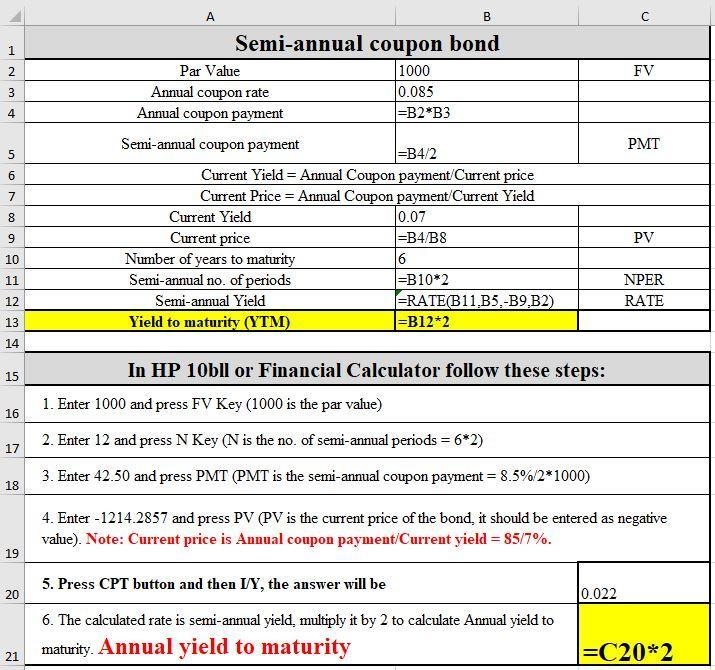 You own a bond with a par value of $1,000 and a coupon rate of 8.50% (semiannual coupon-example-2