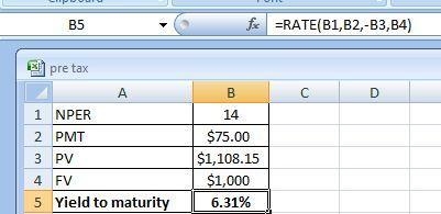 A corporate bond has a coupon of 7.5 percent and pays interest annually. The face-example-1