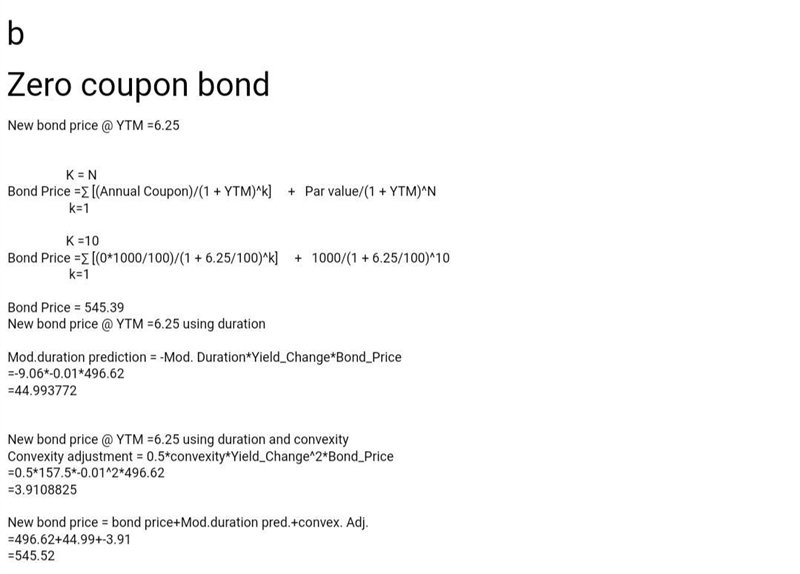 A 10-year maturity zero-coupon bond selling at a yield to maturity of 7.25% (effective-example-2