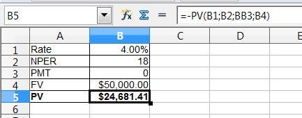 What is the present value (PV) of $50,000 received eighteen years from now, assuming-example-1