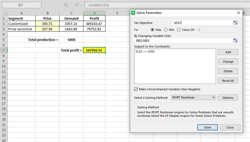 EBike, an electronic bicycle manufacturer, has identified two customer segments, one-example-1