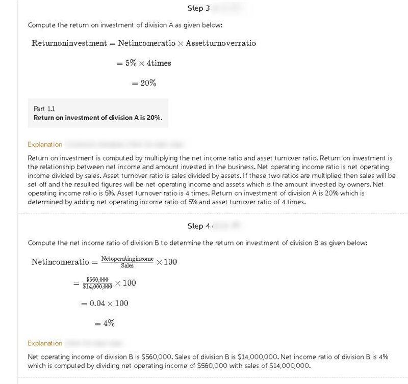 Selected sales and operating data for three divisions of different structural engineering-example-2