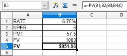 You buy a seven-year bond that has a 5.75% current yield and a 5.75% coupon (paid-example-1