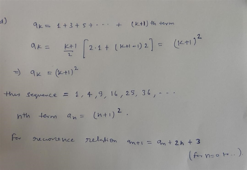 For each of the following sequences, • list the first 6 terms of the sequence. • provide-example-2