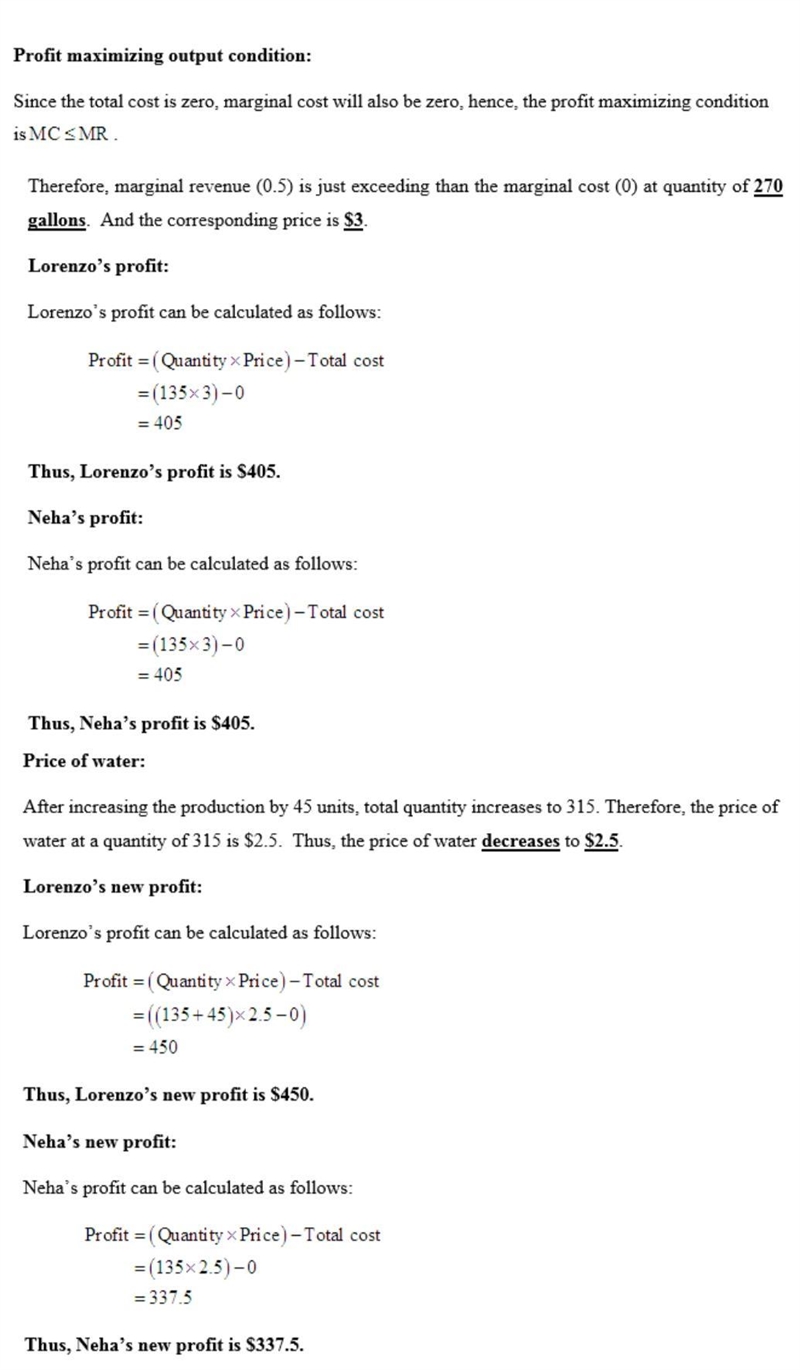 Consider a town in which only two residents, Larry and Megan, own wells that produce-example-2