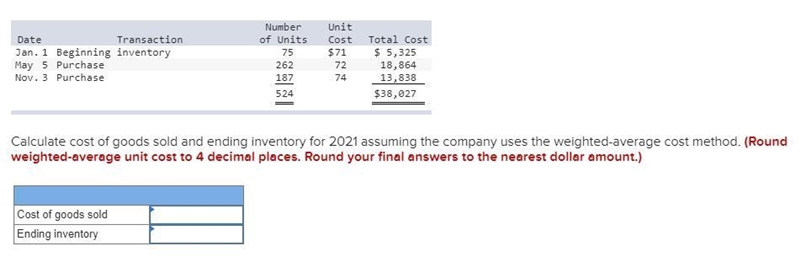 During 2021, a company sells 500 units of inventory for $95 each. The company has-example-1