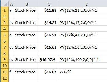 Singing Fish Fine Foods has a current annual cash dividend policy of ​$2.00. The price-example-1