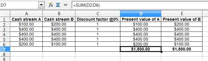 Find the present values of the following cash flow streams. The appropriate interest-example-2