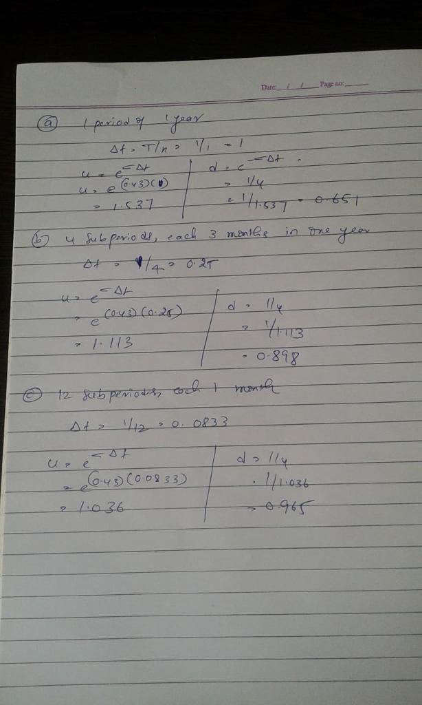 Suppose you are attempting to value a 1-year expiration option on a stock with volatility-example-1