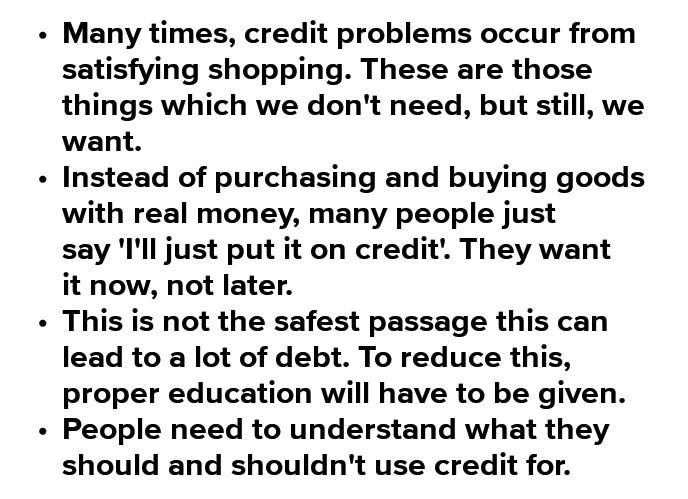 Based on the module, describe three strategies that can help you use credit wisely-example-2