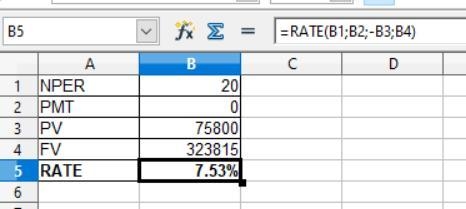 Solve for the unknown interest rate in each of the following: (Do not round intermediate-example-4