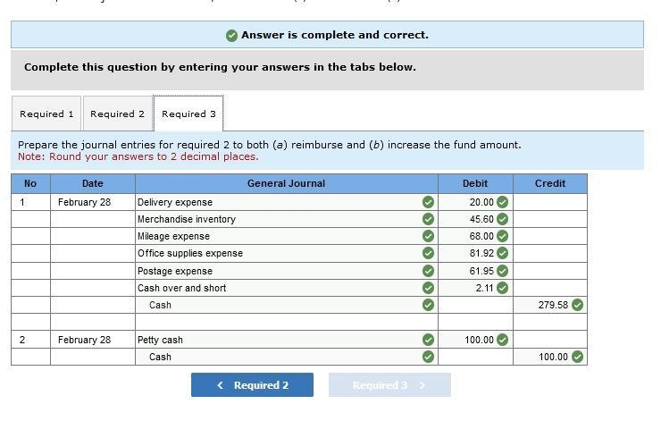 Nakashima Gallery had the following petty cash transactions in February of the current-example-2