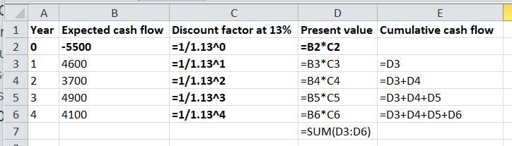 An investment project has annual cash inflows of $4,600, $3,700, $4,900, and $4,100, for-example-2