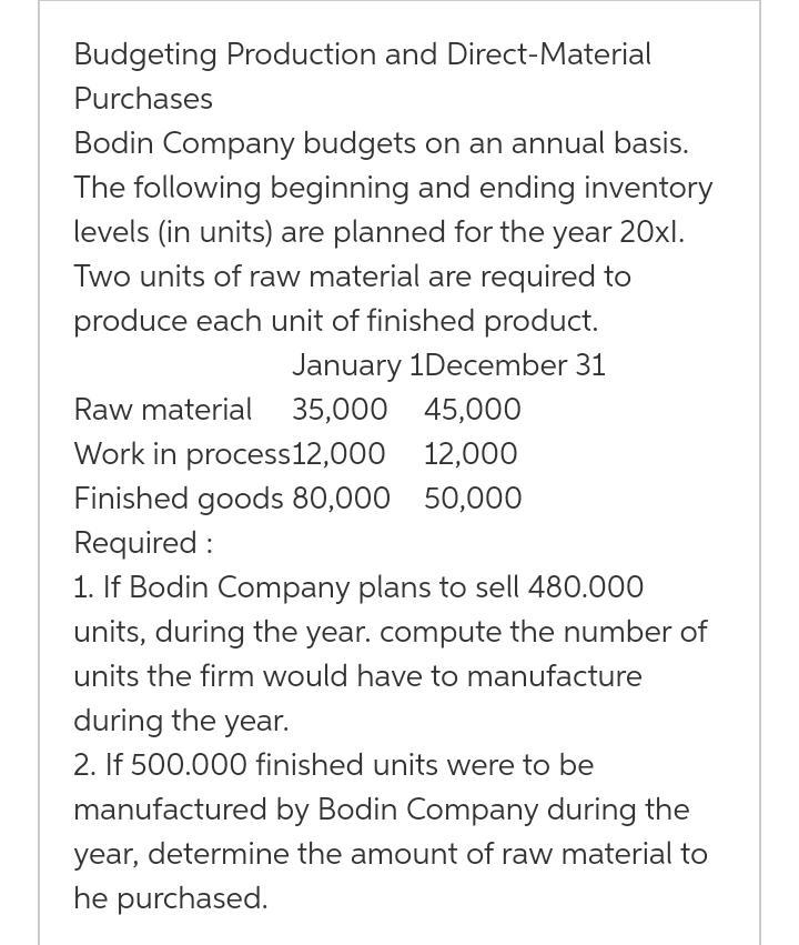 1. If Bodin Company plans to sell 480,000 units during the year, compute the number-example-2