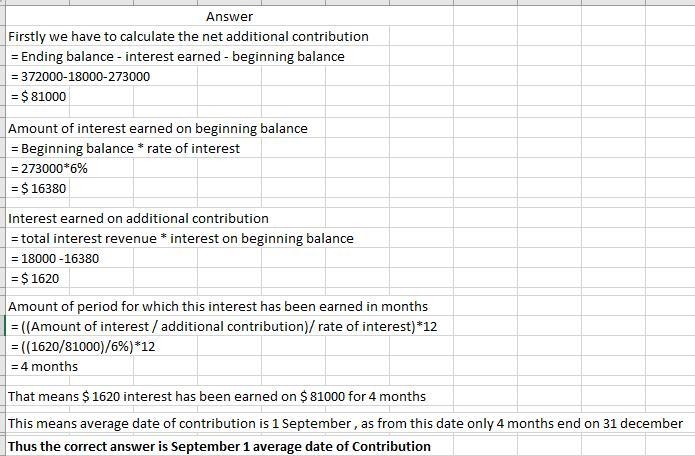 An investment fund had a balance on January 1 of $273,000 and a balance on December-example-1