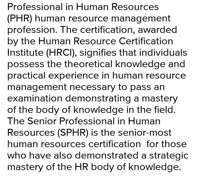 What is the different between professional and processional human resources?​-example-1