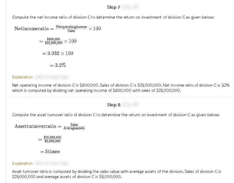 Selected sales and operating data for three divisions of different structural engineering-example-4