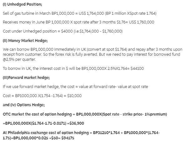 Consider a US firm sells a gas turbine generator to a British firm; in March 201x-example-1