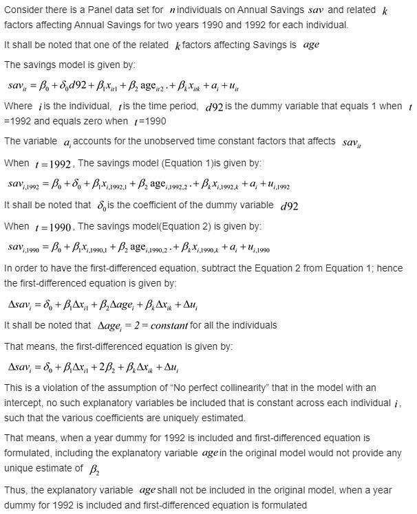 Suppose that we want to evaluate the e ect of several variables on annual saving and-example-1