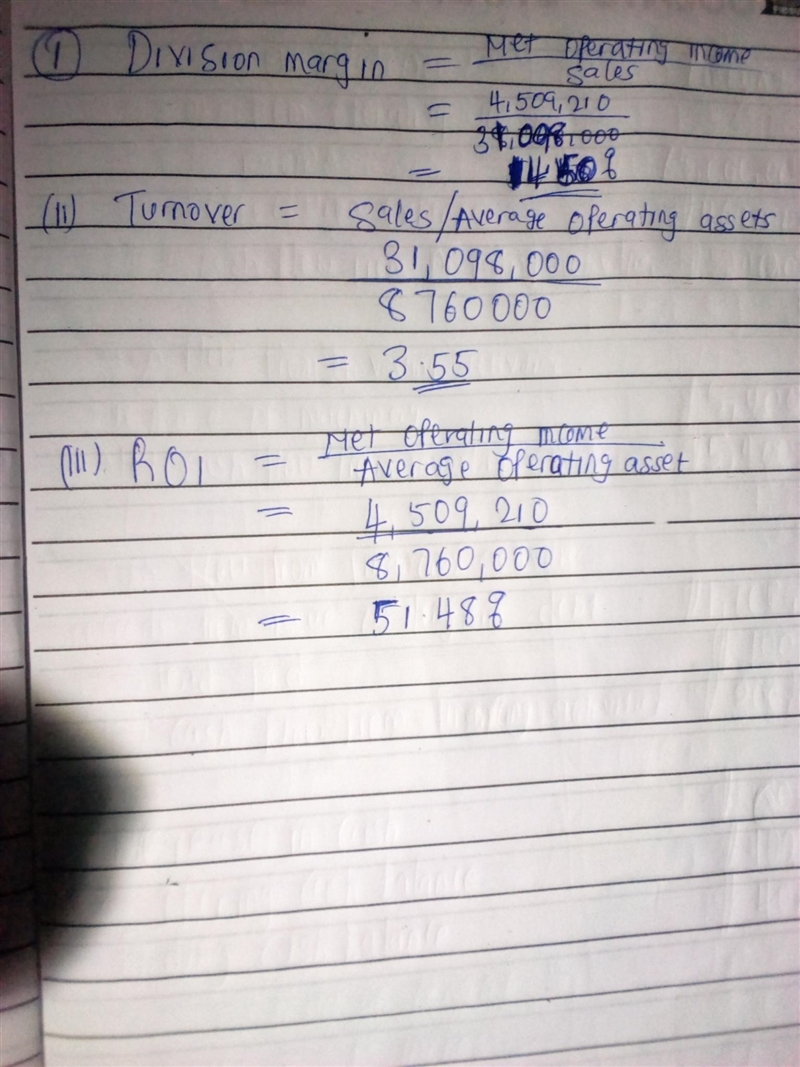 Gabbe Industries is a division of a major corporation. Last year the division had-example-1