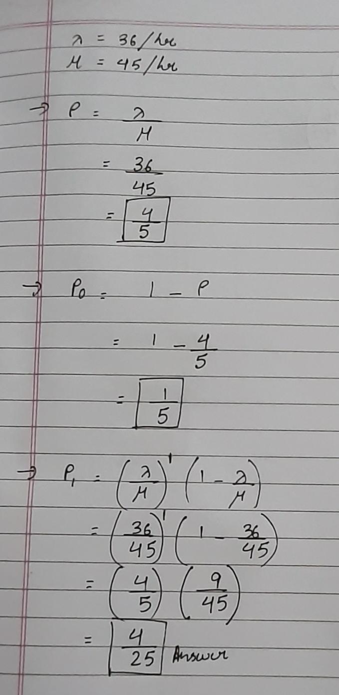 Use the following scenario and data for all questions During lunch time, customers-example-1