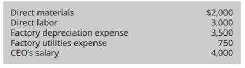 LO 4.1Burnham Industries incurs these costs for the month: What is the prime cost-example-1