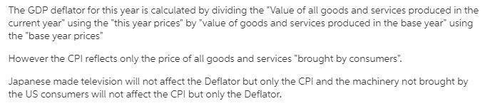 Because there isn't one single measure of inflation, the government and researchers-example-1