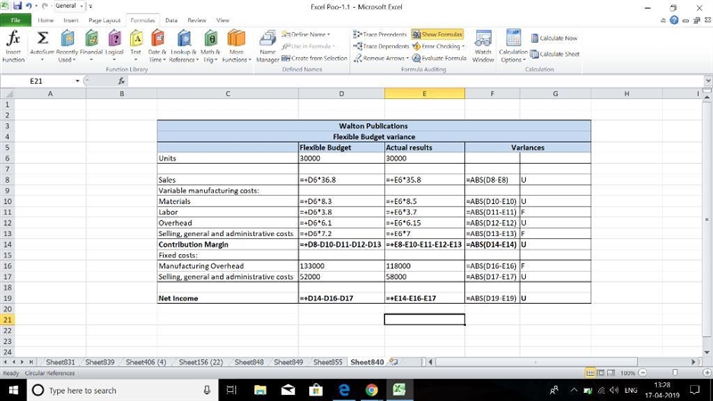 Walton Publications established the following standard price and costs for a hardcover-example-1