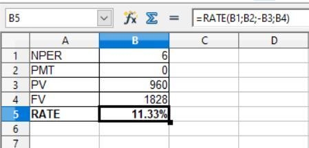 Solve for the unknown interest rate in each of the following: (Do not round intermediate-example-2