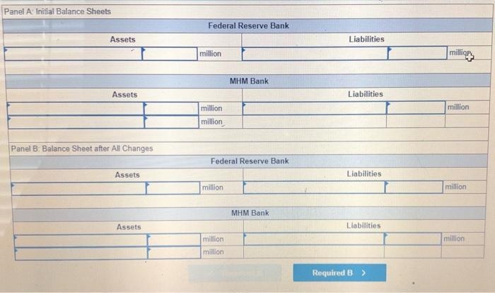 MHM Bank currently has $700 million in transaction deposits on its balance sheet. The-example-1