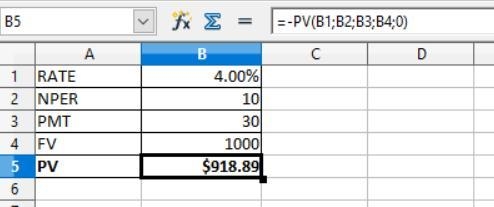 A $1000 par value bond with 5 years to maturity and a 6% coupon has a yield to maturity-example-1