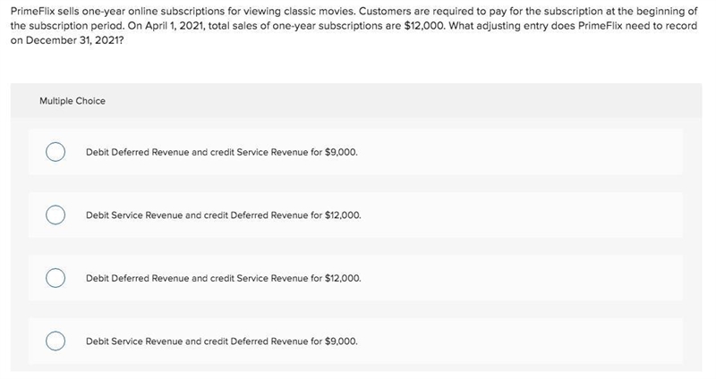 sells one-year online subscriptions for viewing classic movies. Customers are required-example-1