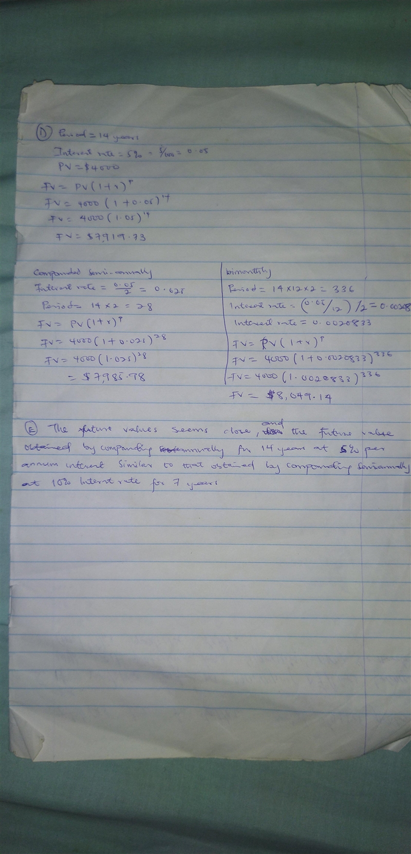 You just received a bonus of ​$4 comma 000. a. Calculate the future value of ​$4 comma-example-2