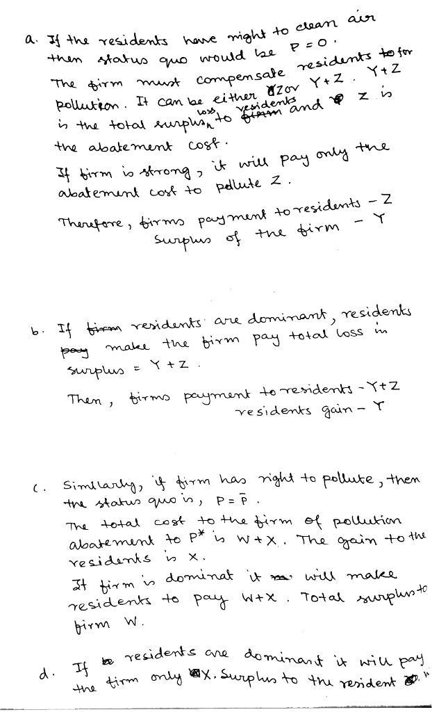 Suppose the marginal damage and marginal benefit curves in a pol- luted neighborhood-example-2