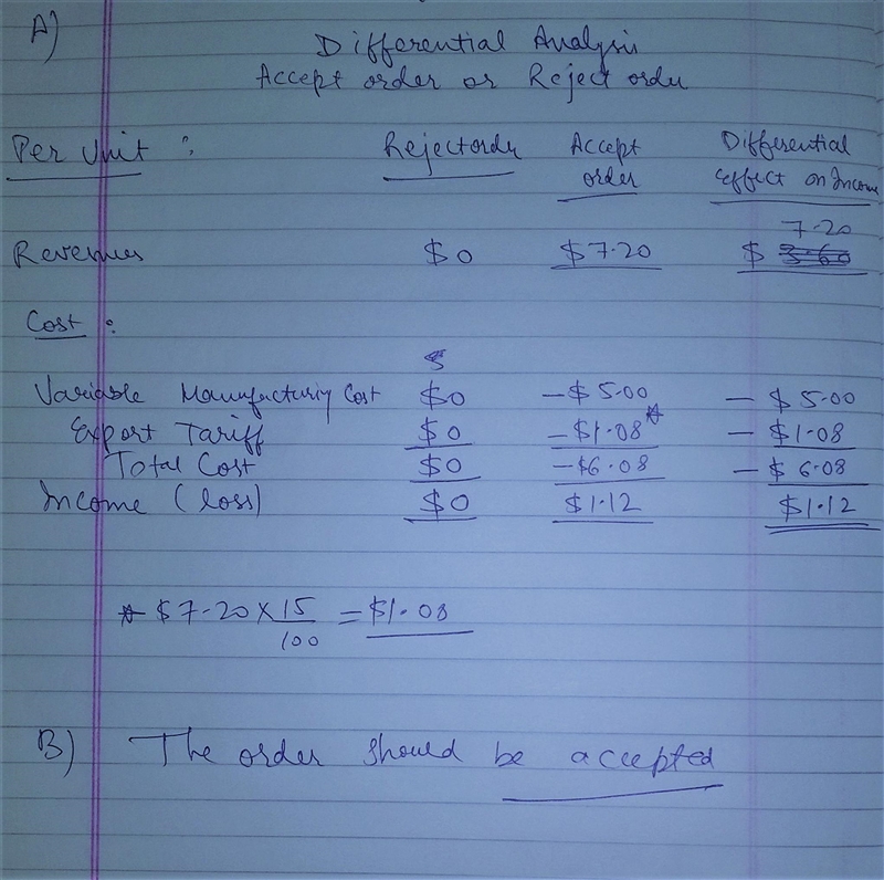 Product A is normally sold for $9.60 per unit. A special price of $7.20 is offered-example-1